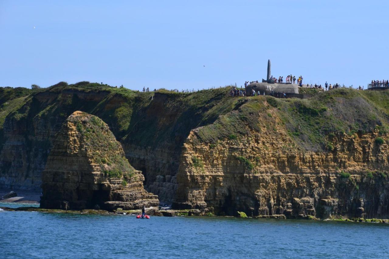 Gite "Au P'Tit Tourois" De Plain-Pied Tout Confort Avec Veranda Proche D'Omaha Beach Et De Bayeux Accueillant Les Animaux Dış mekan fotoğraf